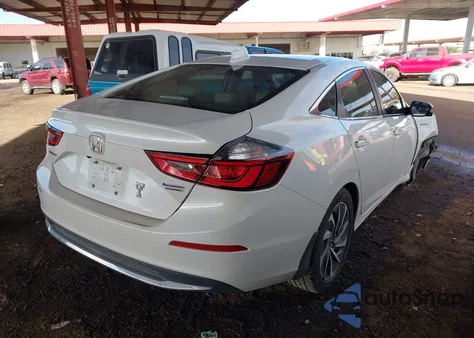 2020 Honda Insight Touring z USA, uszkodzony, nr VIN 19XZE4F99LE010396